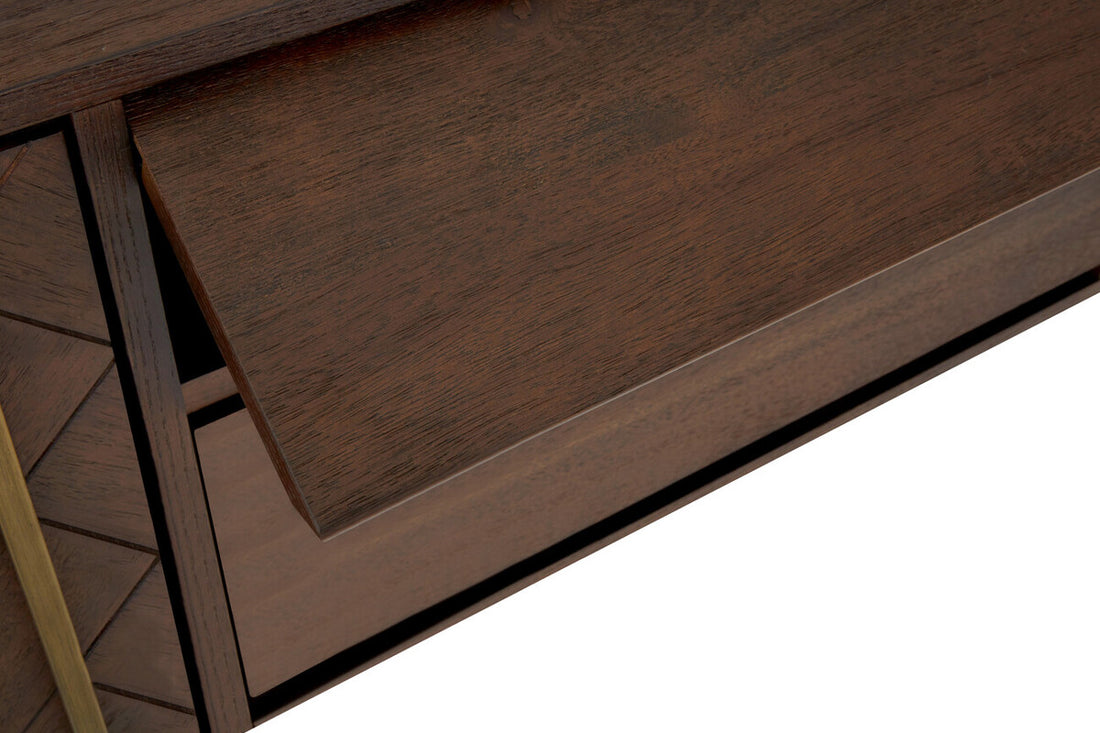 Brando Acacia Wood Effect Media Unit - image 6