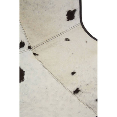 Buffalo Black and White Cowhide Butterfly Chair