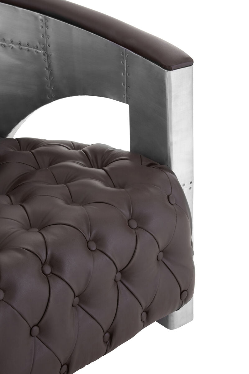 Avro Buttoned Armchair