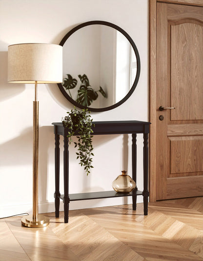 Heritage Black Console Table