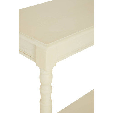 Heritage Ivory Rectangular Console Table