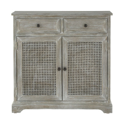 Grey Wash Lattice Two Door Sideboard | Heritage
