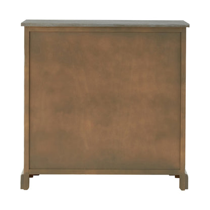 Grey Wash Lattice Two Door Sideboard | Heritage