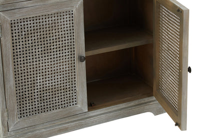 Grey Wash Lattice Two Door Sideboard | Heritage