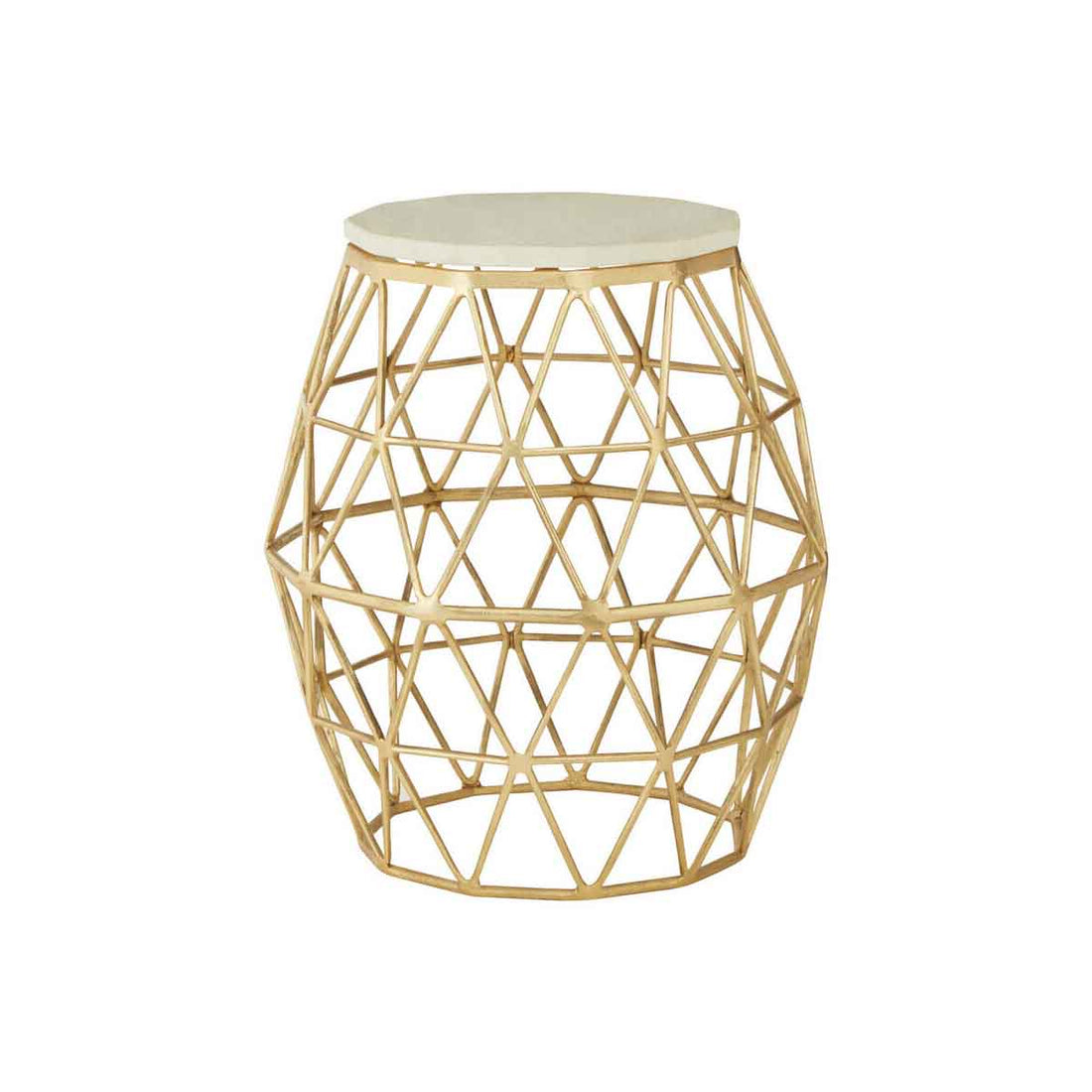 Templar Aluminium And Stone Side Table