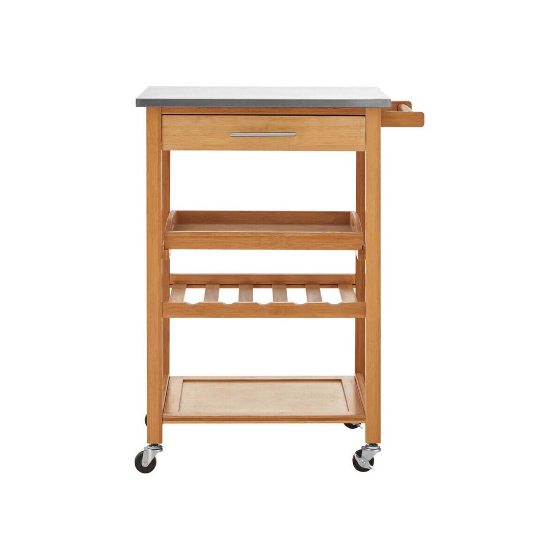 Harlow Bamboo One Drawer Kitchen Trolley