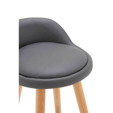 Normann Grey Bar Stool