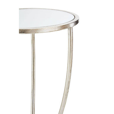 Marcia Silver Finish Side Table