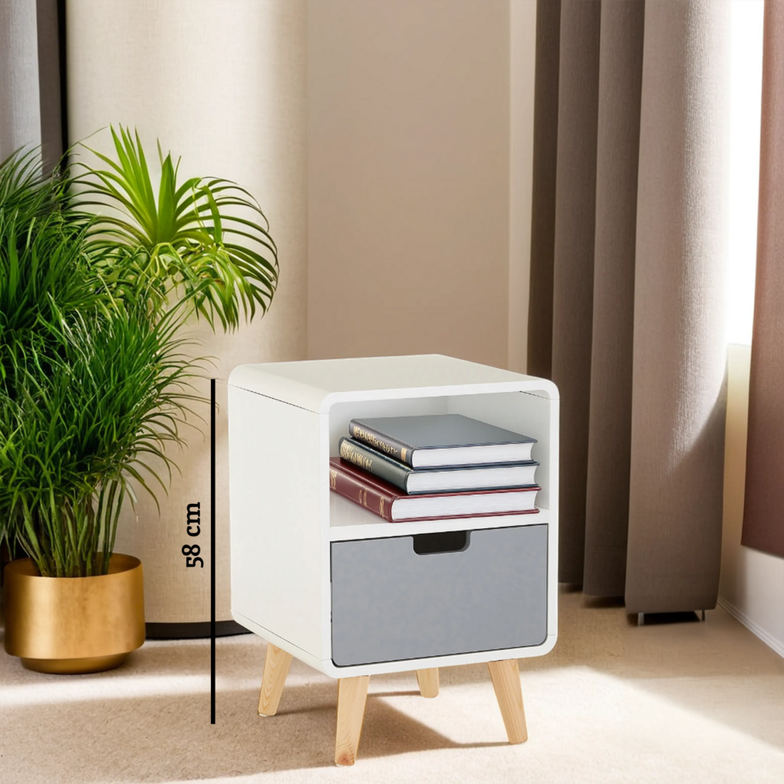 Milo 1 Drawer Cabinet
