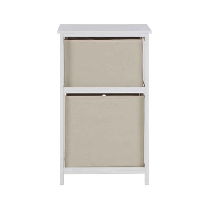 Lindo 2 Natural Fabric Drawers Cabinet