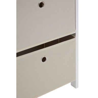 Lindo 4 Natural Fabric Drawers Cabinet - image 6