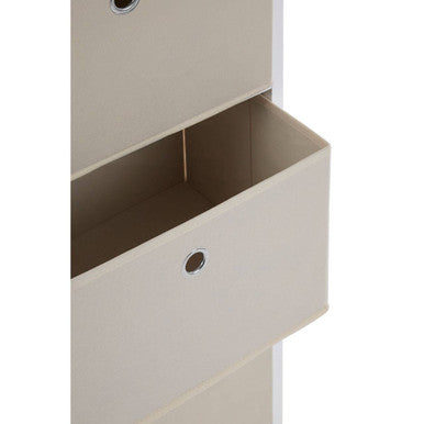 Lindo 4 Natural Fabric Drawers Cabinet - image 7