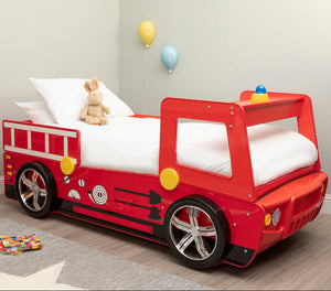 Kids Red Fire Engine Bed | Kids Beds
