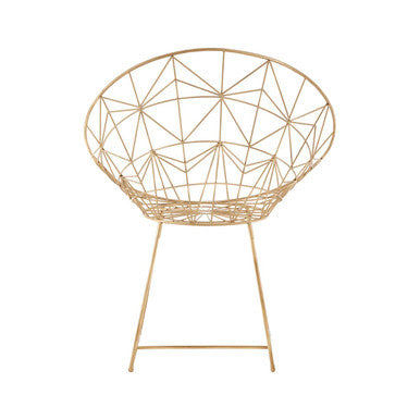 Templar Gold Frame Occasional Chair - image 6