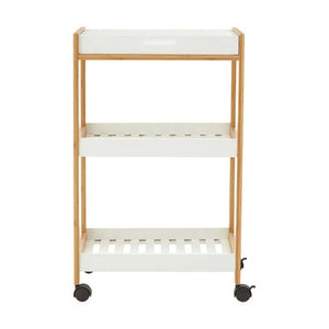 Nostra 3 Tiers Shelf Unit With Wheels