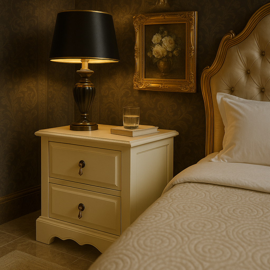 Florence Ivory Chest of 2 Drawers