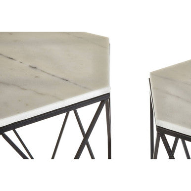 Arcana Set Of Two Hexagonal Side Tables