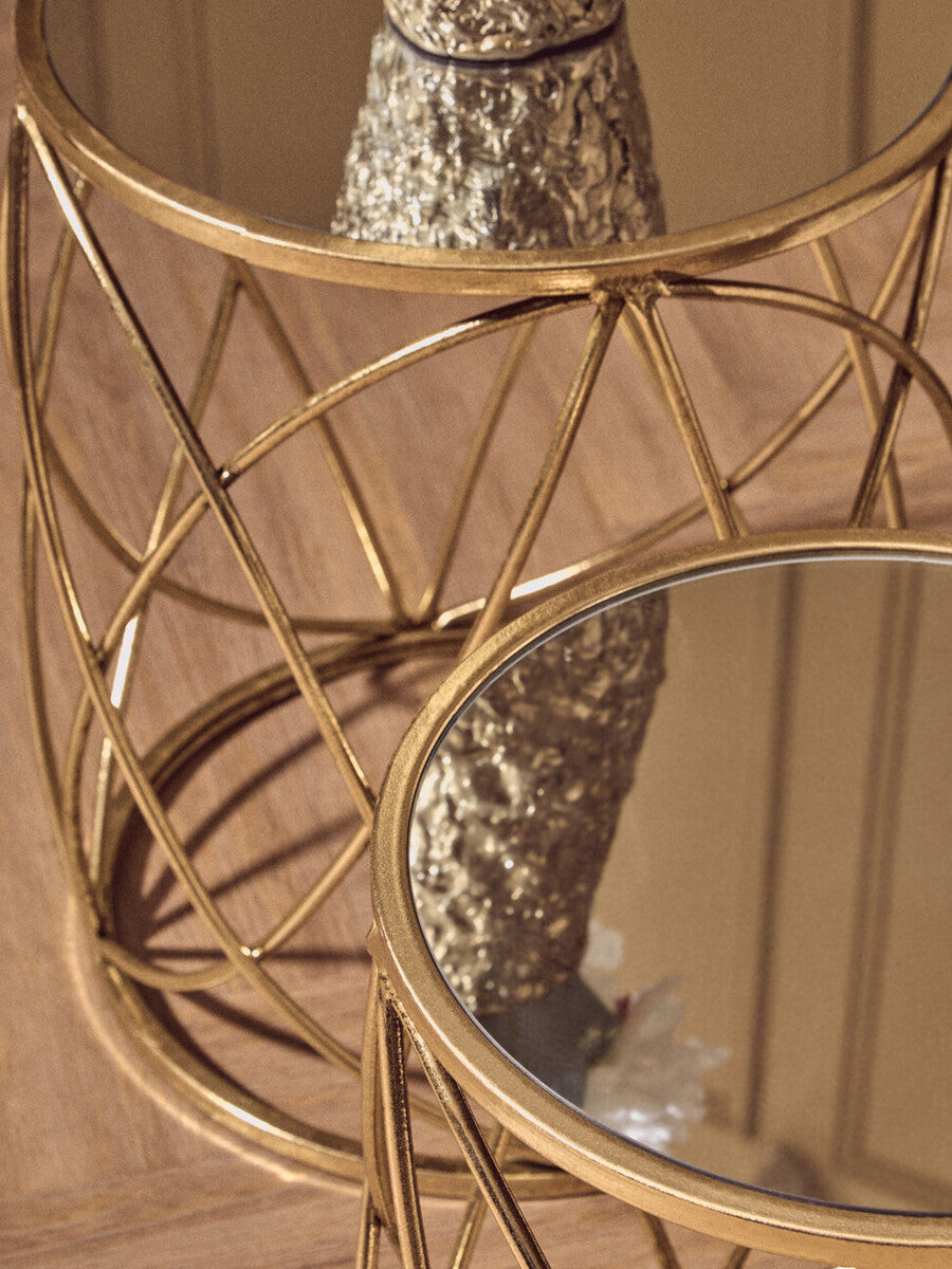 Arcana Set of Two Round Side Tables