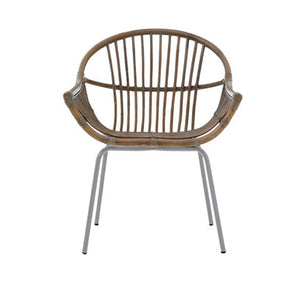 Lagom Grey Wash Natural Rattan Chair