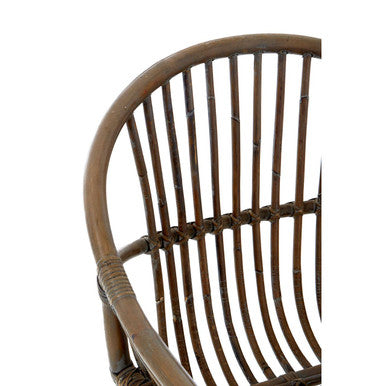 Lagom Grey Wash Natural Rattan Chair