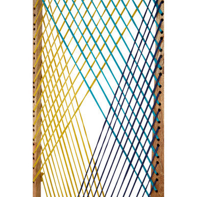 Fusion 3 Sections Multicoloured Room Divider