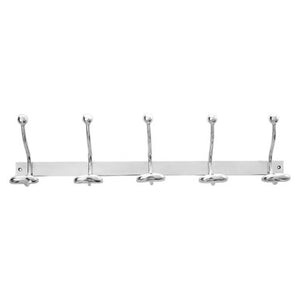 Arris 10 Hook Aluminium Wall Mounted Hanger