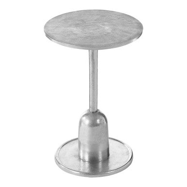Halle Side Table With Silver Finish