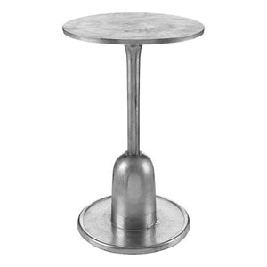 Halle Silver Finish Side Table