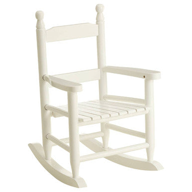 Kids White Rocking Chair