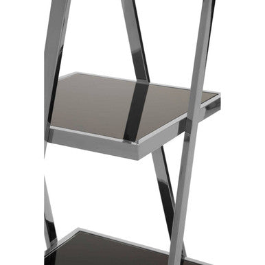 Ackley Chrome Finish Shelf Unit - image 3