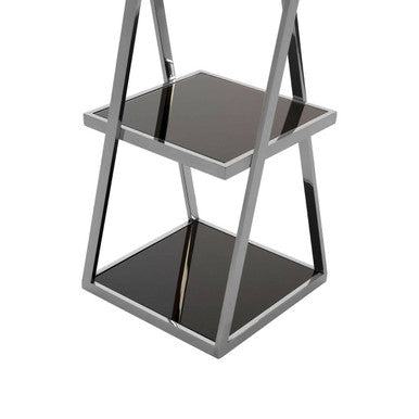 Ackley Chrome Finish Shelf Unit - image 4