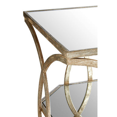 Zariah Cross Design Side Table