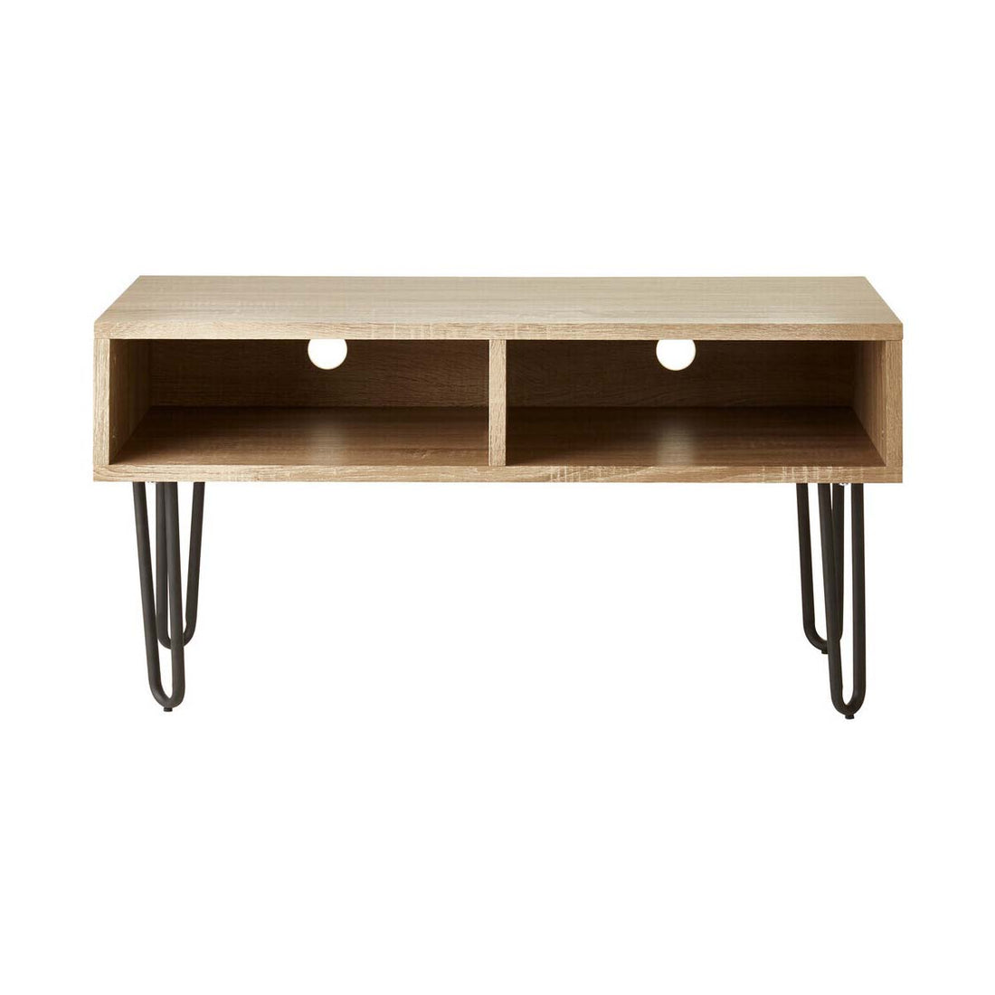 Borough Media Unit With Hairpin Metal Legs