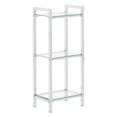 Dara 3 Tier Tempered Glass Shelf Unit