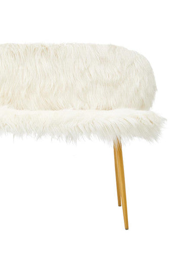 Sofa with Gold Finish Legs, Sienna