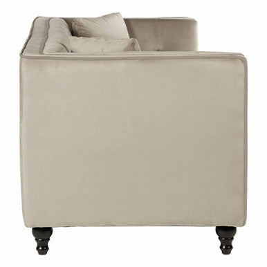 Ferris 3 Seat Mink Velvet Sofa