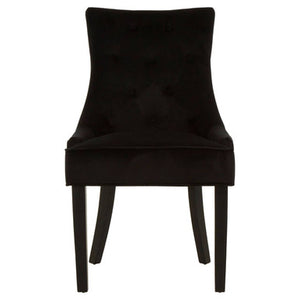 Daxton Black Velvet Dining Chair