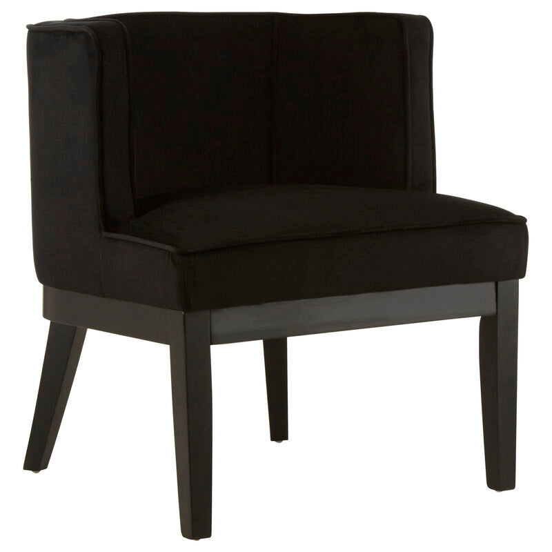 Salford Black Fabric Dining Chair