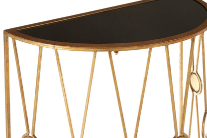 Faiza Set Of 2 Cross Design Console Tables