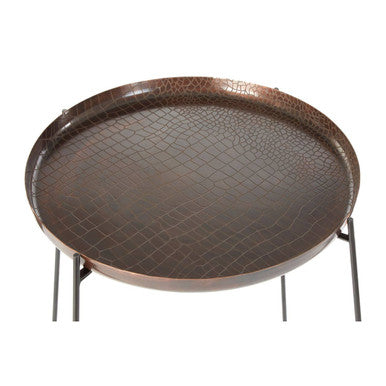 Hege Large Copper And Black Side Table
