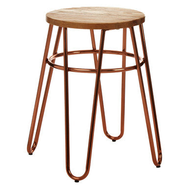 District Rose Gold Hairpin Stool