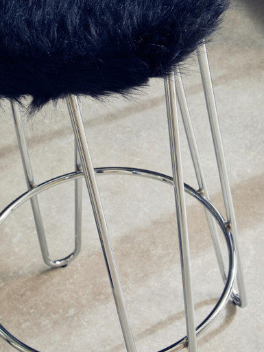 District Black Bar Stool
