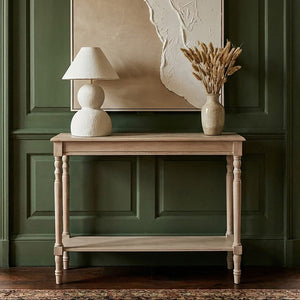 Heritage Grey Putty Console Table