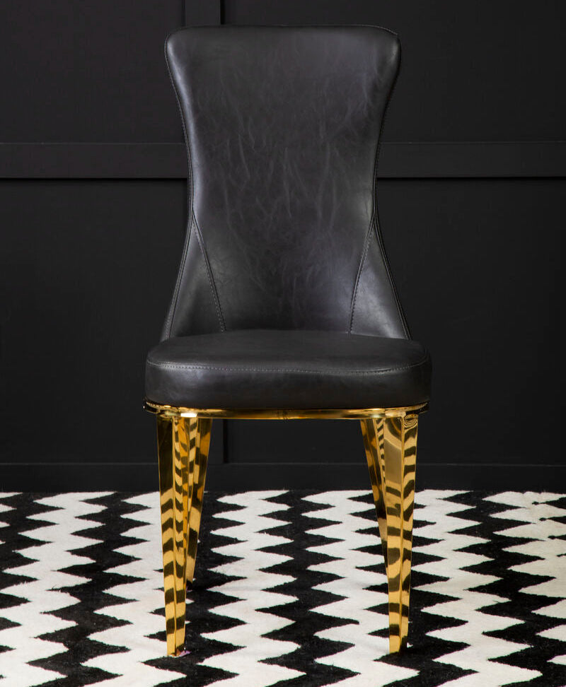 Forli Black Dining Chair - image 1