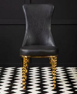 Forli Black Dining Chair