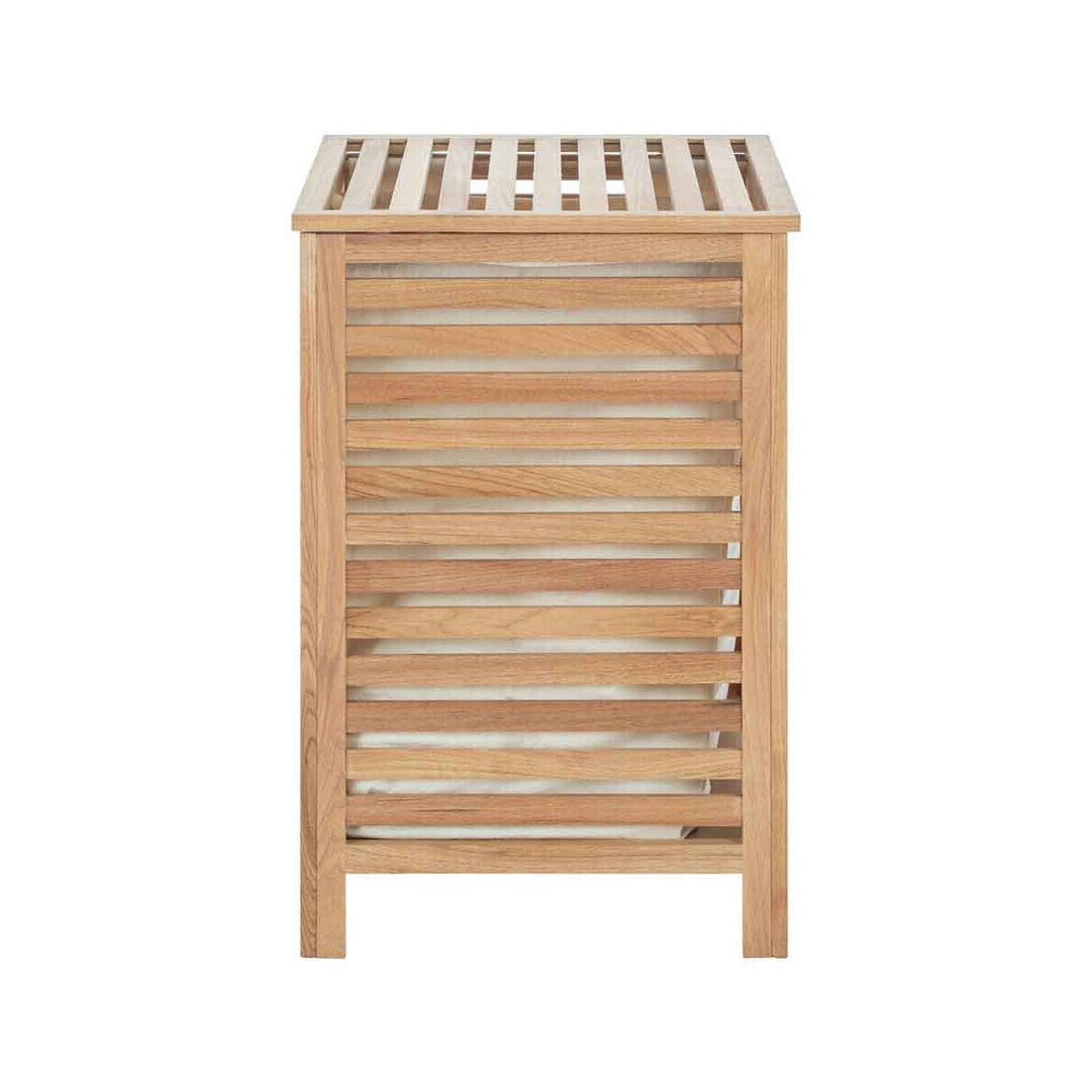 Walnut Wood Laundry Hamper