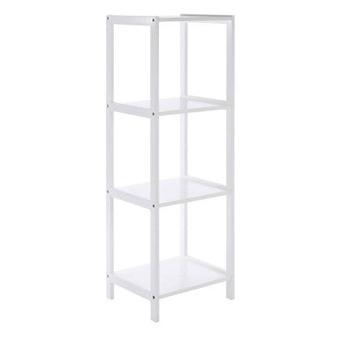 Dara 4 Tier White Bathroom Shelf