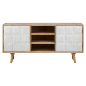 Papua Whitewash Wooden Sideboard