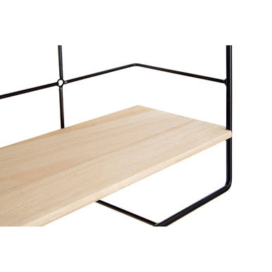 Brixton Wood 3 Tier Wall Shelf