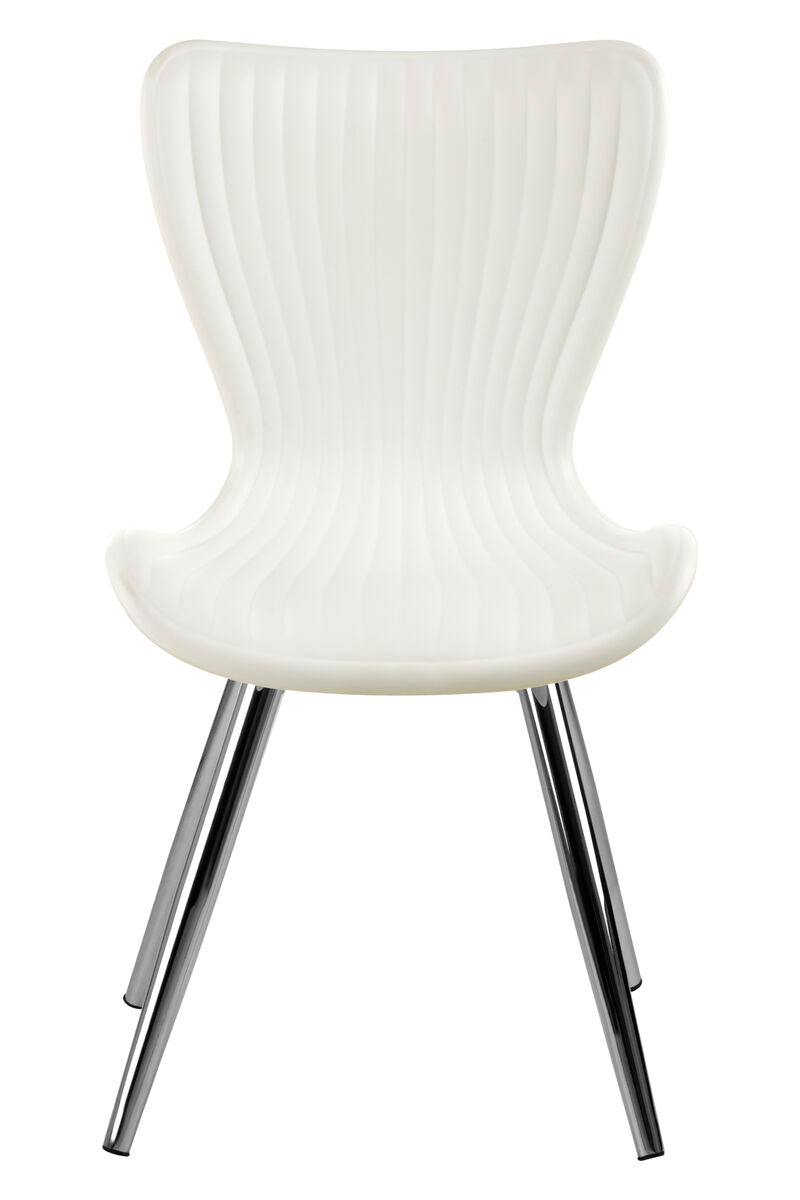 Stockholm White  Textured Dining Chair